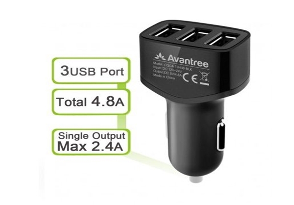 شارژر سه‌گانه خودرو+تصاویر