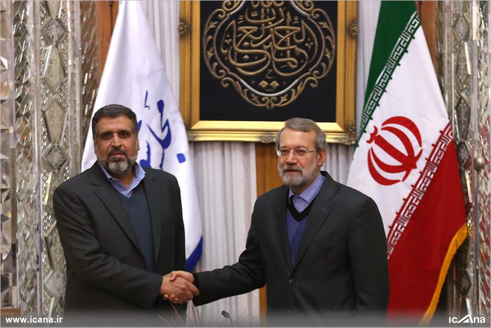 دیدار دبیرکل جنبش جهاد اسلامی فلسطین با لاریجانی (+عکس)