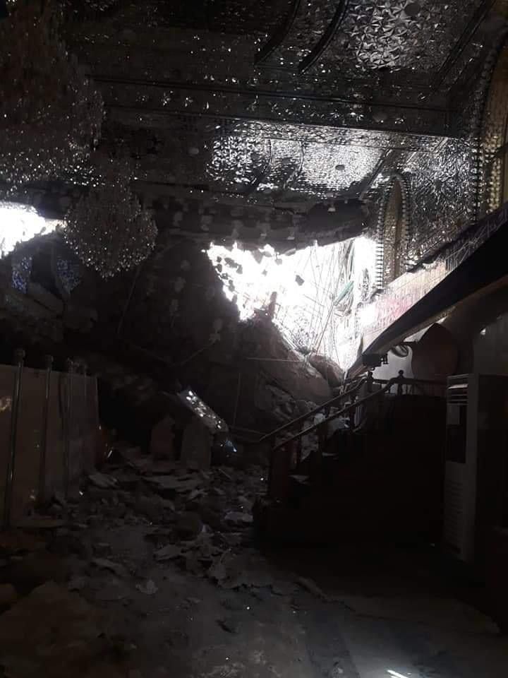 عراق / ریزش تپه‌ روی زیارتگاه